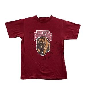 Vintage Lee Sport T-Shirt Youth Boy Medium Montana Grizzlies University Football